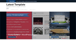 Desktop Screenshot of latest-template.com