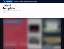 Tablet Screenshot of latest-template.com